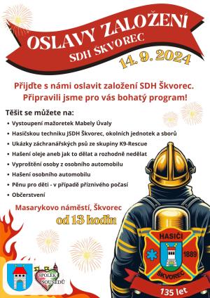 oslavy založení SDH Škvorec
